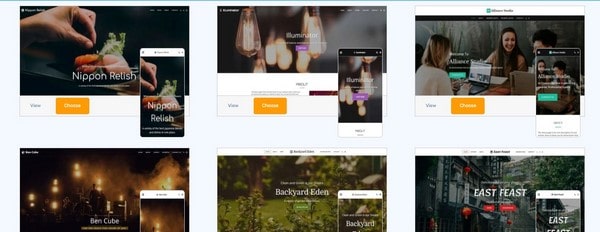 SITE123 Templates