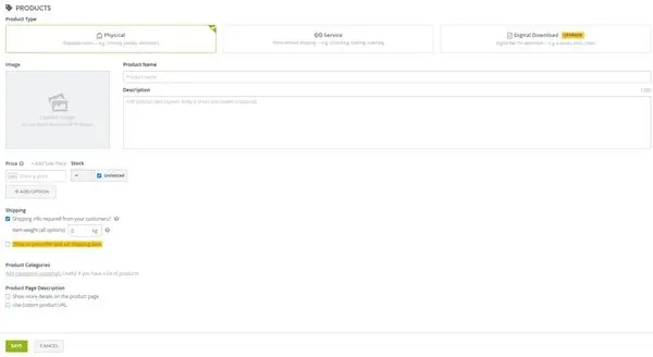 Strikingly Add Product