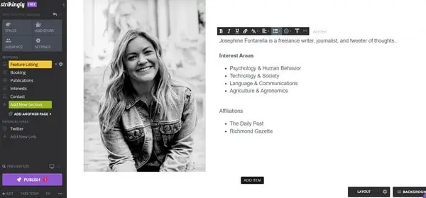 Strikingly Website Design