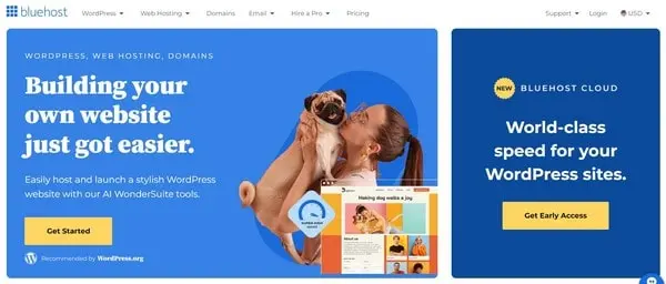 Bluehost Main