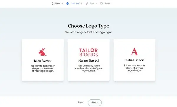 Tailor Brands Logo Maker