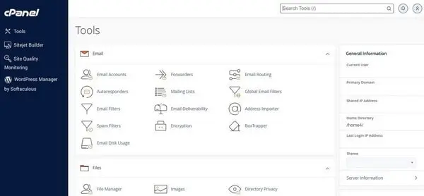All HostGator plans include the cPanel option