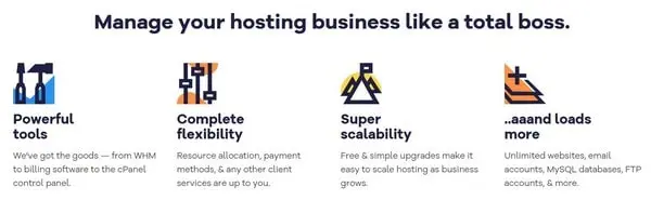 The system provides trusted and versatile hosting tools 